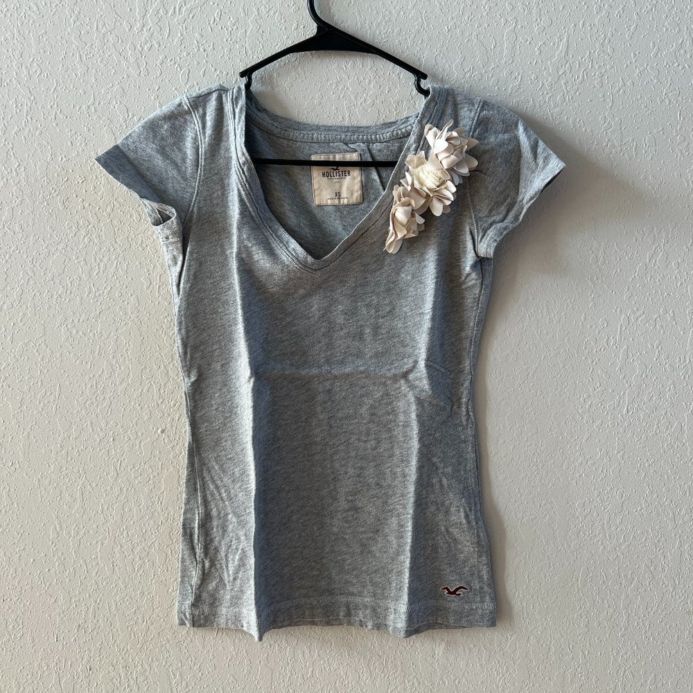 Hollister Floral Detail Shirt